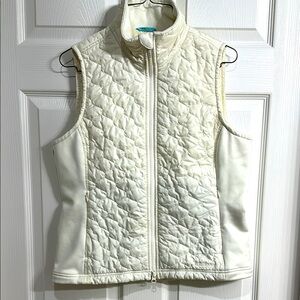 LL Bean Cream Vest